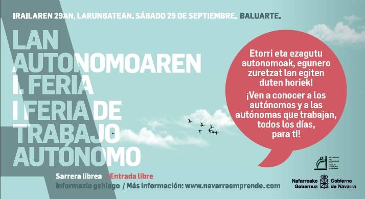 La Feria del Trabajo Autónomo reunirá a 160 empresas y establecimientos que mostrarán sus trabajos o servicios el día 29 en Baluarte