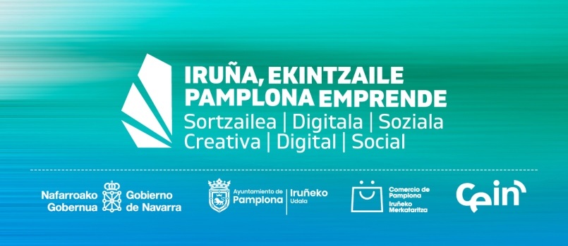 Ayuntamiento y CEIN lanzan la nueva edición del programa ‘Pamplona emprende’ para apoyar a 20 personas a desarrollar proyectos en los sectores creativo, digital y social