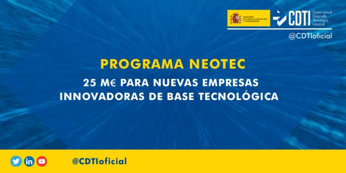 Las ayudas Neotec 2020, abiertas hasta el 30 de junio