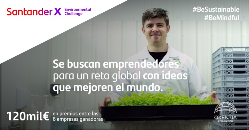 Nace Santander X Environmental Challenge para impulsar el emprendimiento sostenible