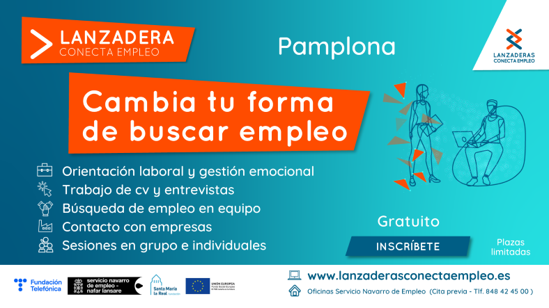 Pamplona contará a partir de octubre con una nueva “Lanzadera Conecta Empleo”