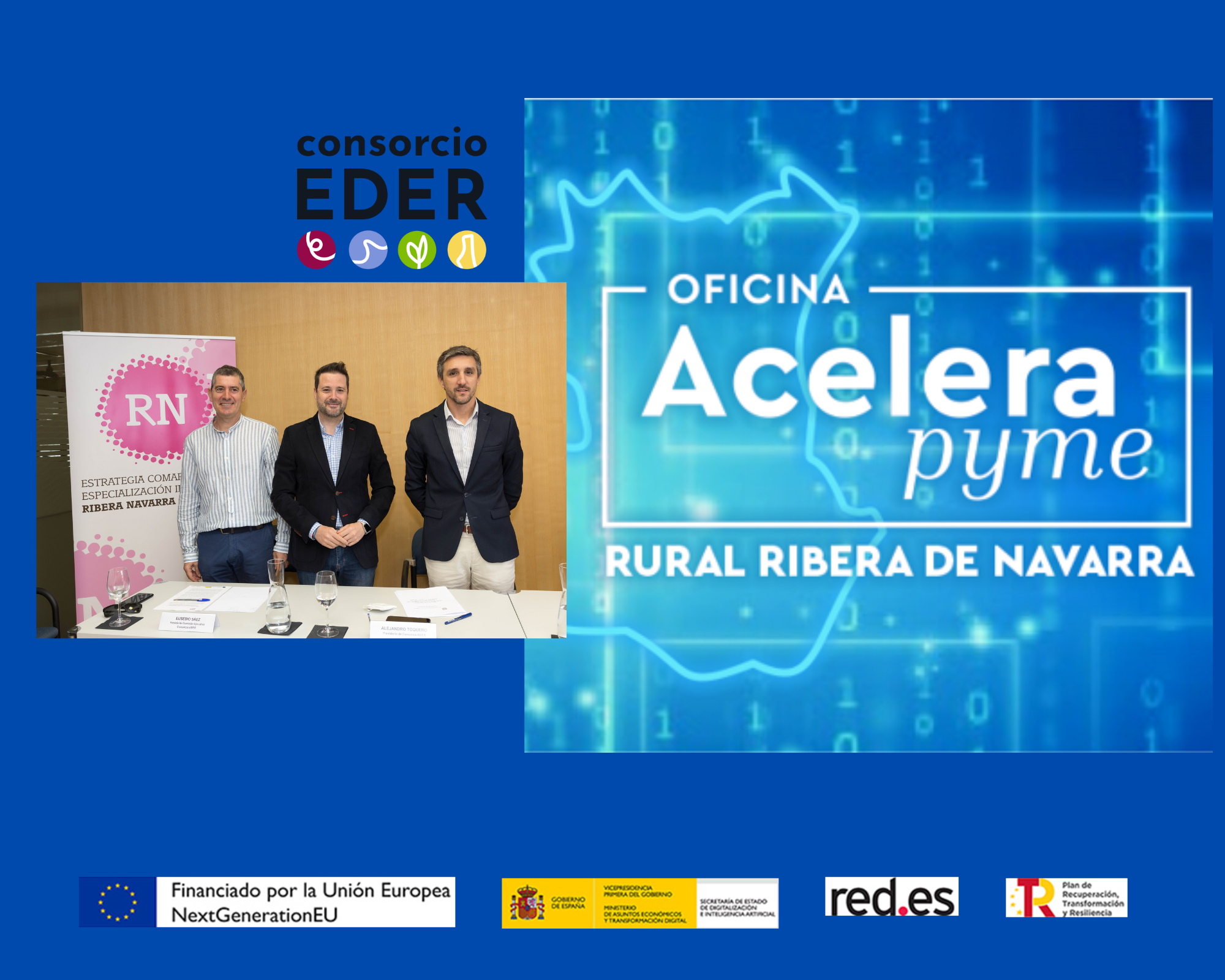 Consorcio EDER pone en marcha la oficina “Acelera Pyme Rural Ribera de Navarra” para impulsar la digitalización de las pequeñas empresas de la Ribera de Navarra