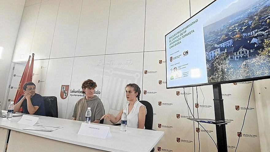 El Ayuntamiento de Lekunberri organizó una jornada informativa de opciones académicas y laborales