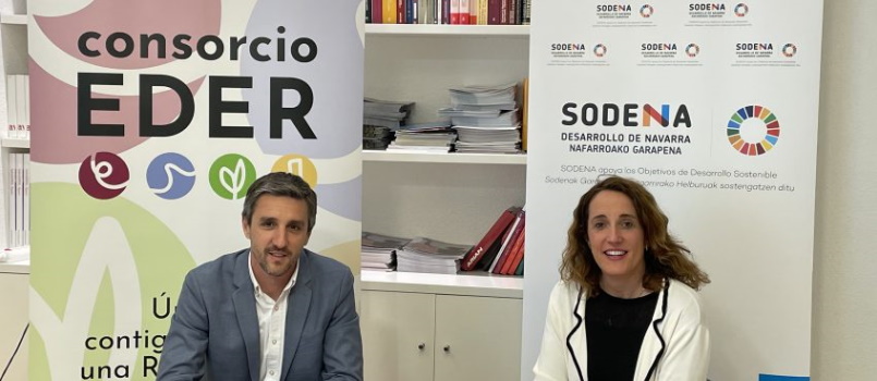 SODENA y EDER firman un convenio de colaboración para potenciar el emprendimiento innovador en la Ribera de Navarra