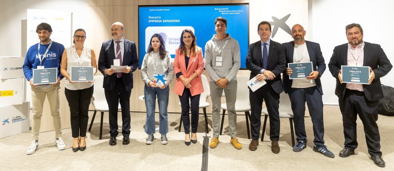 La startup Urtech Water, instalada en el Vivero de Innovación de CEIN, Premio EmprendeXXI en Navarra