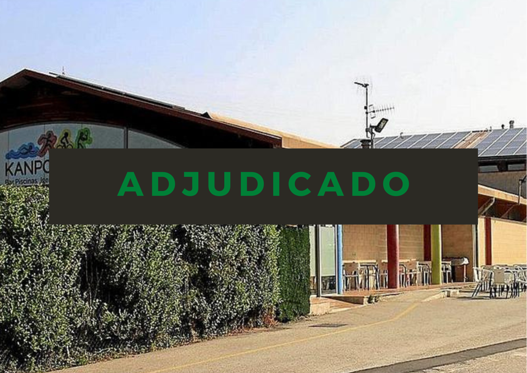Arrendamiento del Bar Municipal del Complejo Deportivo Kanpondoa – AOIZ/AGOITZ